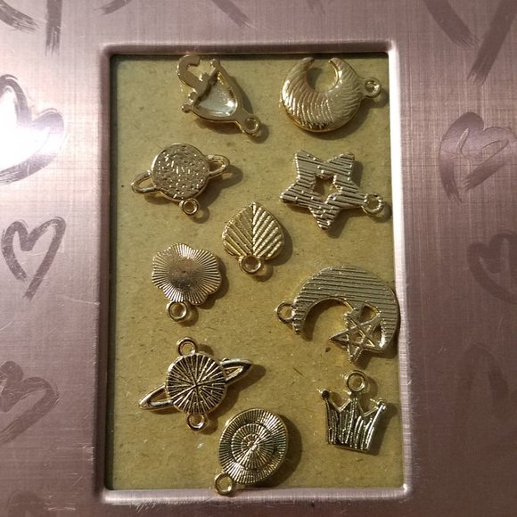 Assorted Enamel Charms/Pendants - sky, planet, space - Picture 5 of 5